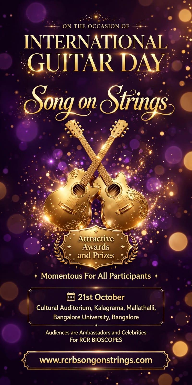 Songs On Strings Event Poster
